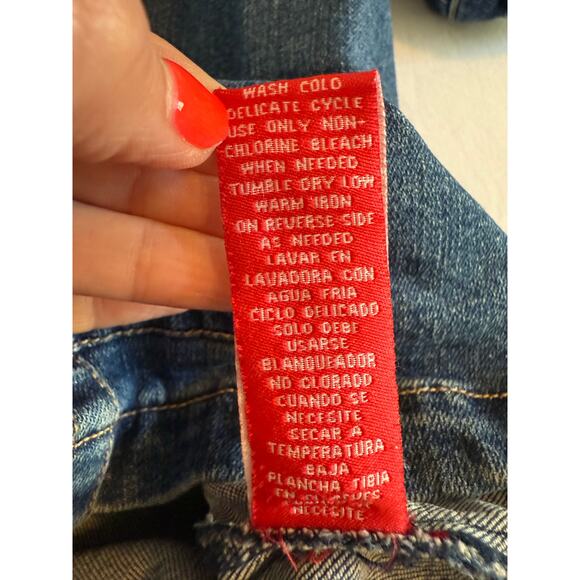 Westport Women's Plus 14/16 Denim Short Sleeve Button Front Button Pocket Jacket - Picture 6 of 10